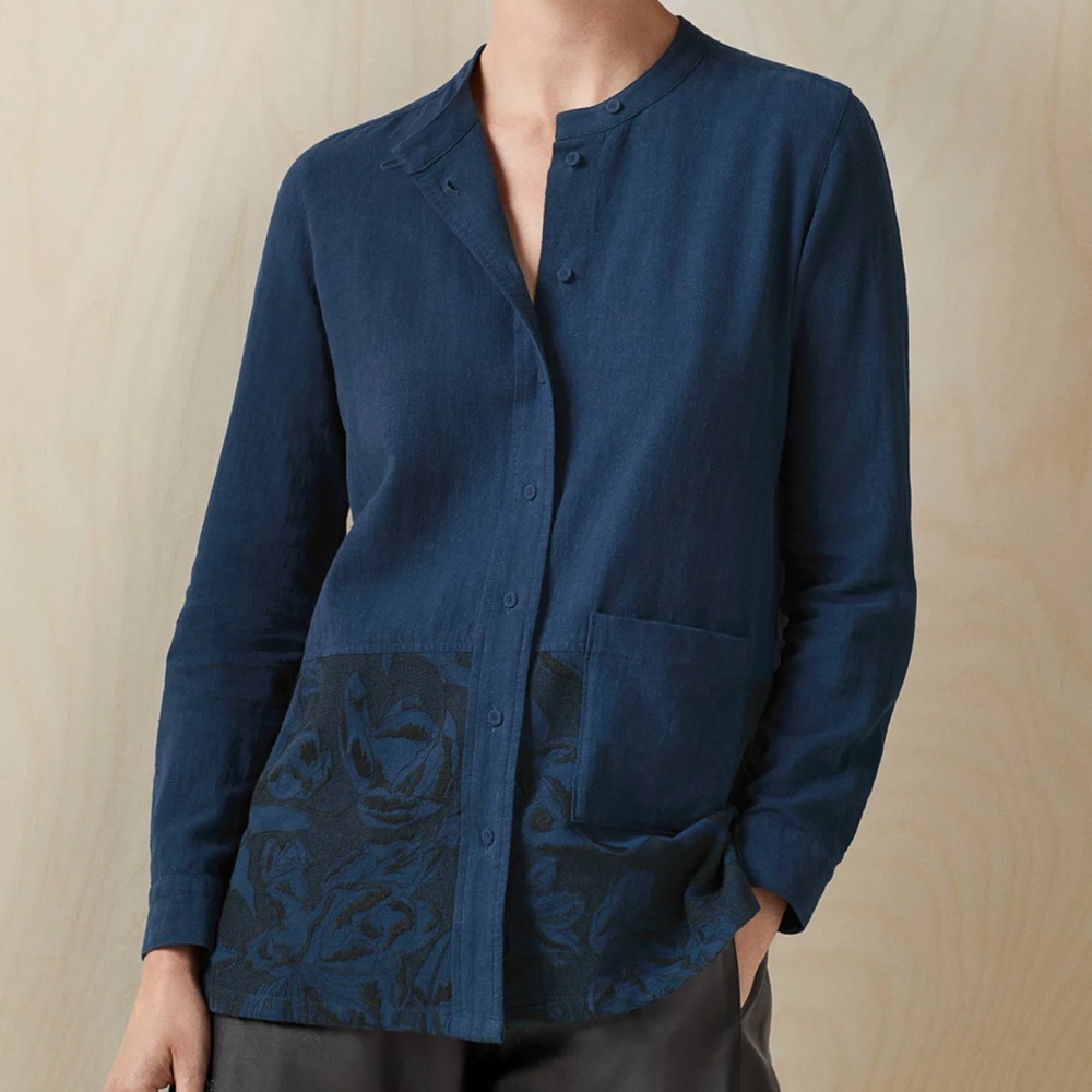 Poetry Embroidered Blouse